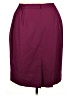 Anne Klein 100% Polyester Solid Burgundy Formal Skirt Size 16 - photo 2