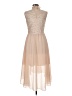 Reiss 100% Polyester Tan Cocktail Dress Size 6 - photo 2