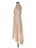 Reiss 100% Polyester Tan Cocktail Dress Size 6 - photo 5
