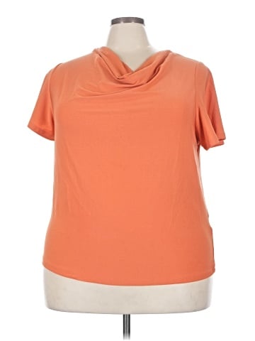 Ashley Blue Short Sleeve Top (view 1)