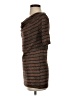 Backless Brown Short Sleeve Top Size XS - photo 5