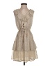 Old Navy 100% Polyester Tan Casual Dress Size XS - photo 1