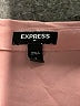 Express Outlet 100% Polyester Solid Pink Long Sleeve Blouse Size S - photo 7