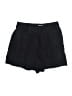Madewell Chevron-herringbone Black Linen-Blend Easy Pull-On Shorts Size XS - photo 1