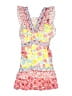 Celia B Print Pink Yellow Casual Dress Size S - photo 2