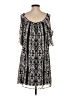 Charming Charlie 100% Polyester Gray White Casual Dress Size S - photo 2