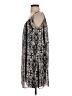 Charming Charlie 100% Polyester Gray White Casual Dress Size S - photo 5