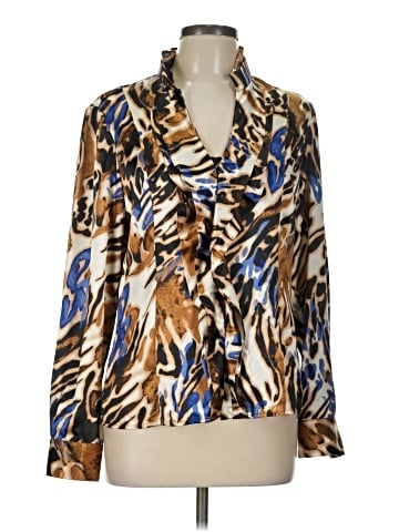 Jones New York Collection Long Sleeve Blouse (view 1)