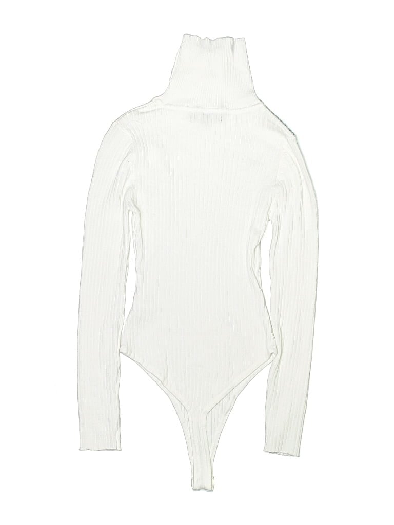 Pre-owned Love Tree Bodysuit In White