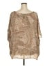 Marla Wynne 100% Polyester Paisley Tan Kimono Size 2X - photo 2