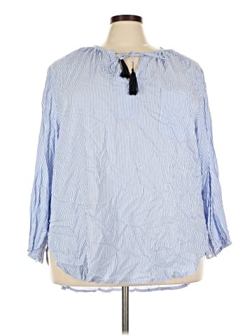 Workshop Republic Clothing 3/4 Sleeve Blouse (view 1)