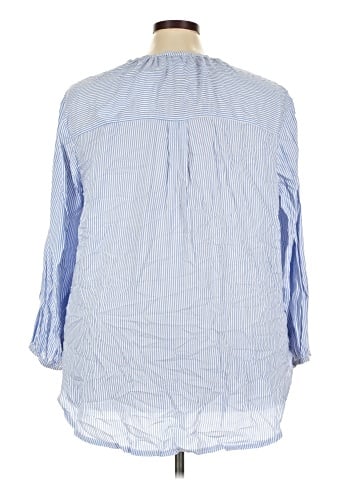 Workshop Republic Clothing 3/4 Sleeve Blouse (view 2)