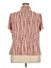 Adrienne Vittadini Polka Dots Pink Short Sleeve Blouse Size 2X - photo 2