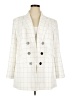 Bar III Checkered-gingham Ivory Blazer Size 2X - photo 1