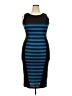 Nicki Minaj Stripes Blue Cocktail Dress Size XXL - photo 1