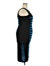 Nicki Minaj Stripes Blue Cocktail Dress Size XXL - photo 4