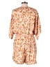 Unbranded 100% Rayon Animal Print Orange Romper Size L - photo 2