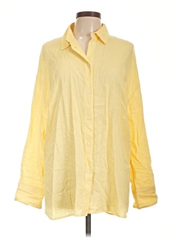 Zara Long Sleeve Button-Down Shirt (view 1)