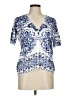 Talbots Blue Short Sleeve Blouse Size M (estimated) - photo 1