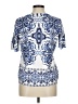 Talbots Blue Short Sleeve Blouse Size M (estimated) - photo 2
