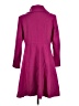 Nicole Miller Purple Wool Coat Size 12 - photo 2