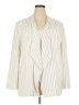 Chico's 100% Polyester Chevron-herringbone Ivory Blazer Size XXL (4) - photo 1