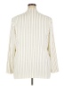 Chico's 100% Polyester Chevron-herringbone Ivory Blazer Size XXL (4) - photo 2