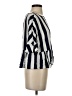 Zara TRF Stripes Silver 3/4 Sleeve Blouse Size S - photo 4