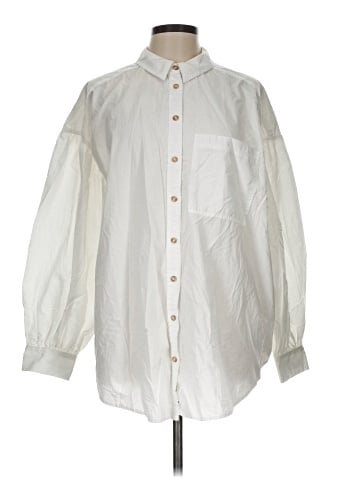 Pilcro Long Sleeve Button-Down Shirt (view 1)