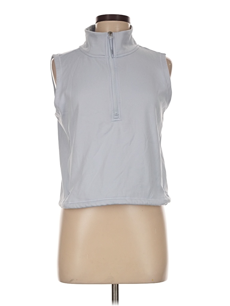 Pre-owned Athleta Vest In Gray
