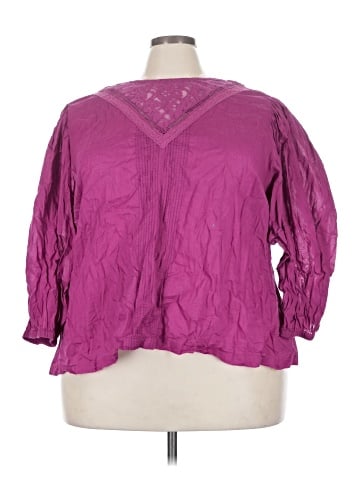 FARM Rio for Anthropologie 3/4 Sleeve Blouse (view 1)