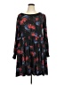 Torrid Floral Black Casual Dress Size 3X Plus (3) - photo 1