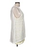 Hem & Thread Ivory Sleeveless Blouse Size L - photo 4