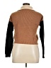 Central Park West Color Block Brown Pullover Sweater Size XL - photo 2