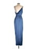 Keepsake 100% Polyester Blue Cocktail Dress Size 4 - photo 2
