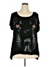 Dex Black Short Sleeve Top Size 2X - photo 1