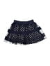 Faded Glory 100% Polyester Polka Dots Blue Skirt Size 10 - 12 - photo 1