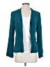 Naven 100% Silk Color Block Teal Silk Blazer Size XS - photo 1