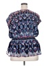 Old Navy Blue Short Sleeve Blouse Size XXL - photo 2