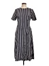 Boden 100% Viscose Stripes Blue Casual Dress Size 10 (petite) - photo 1