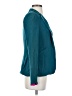 Naven 100% Silk Color Block Teal Silk Blazer Size XS - photo 4