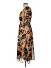 Nine Britton 100% Polyester Floral Orange Cocktail Dress Size L - photo 5