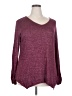AB Studio Burgundy Pullover Sweater Size XXL - photo 1