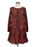 Zara TRF 100% Polyester Animal Print Brown Casual Dress Size S - photo 1