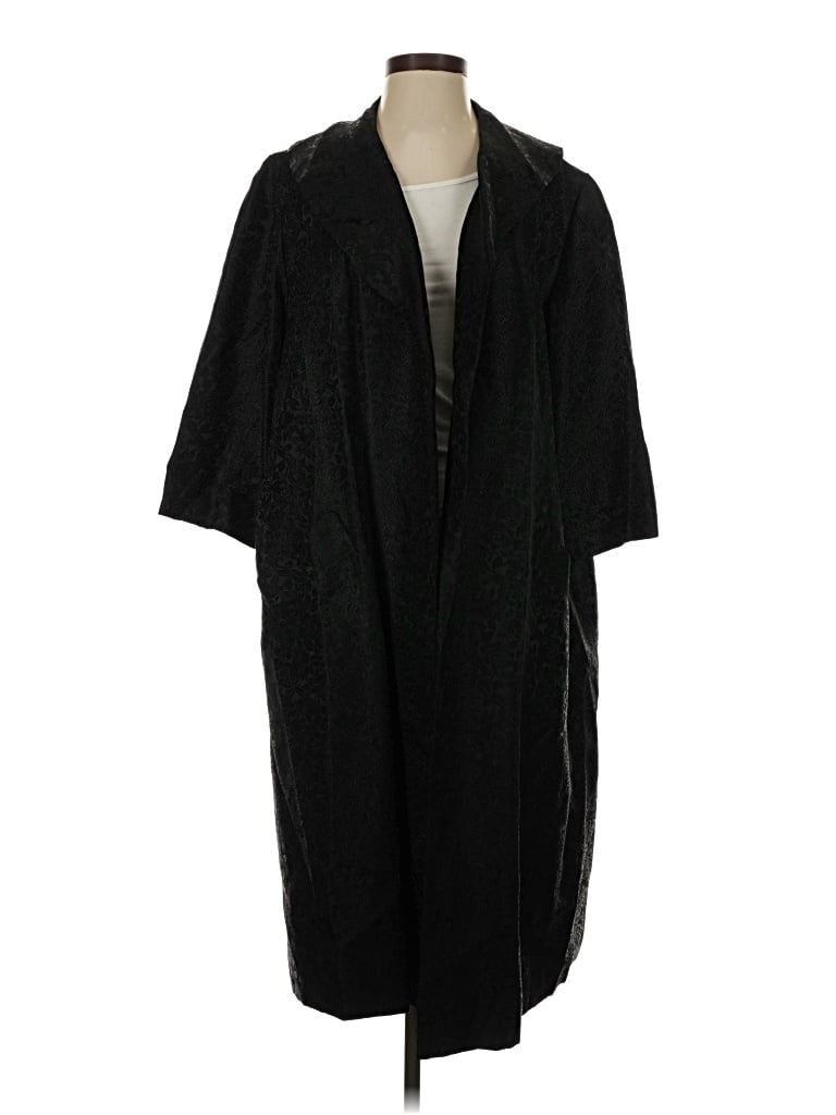 Pre-owned Unbranded Coat In Black