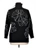 Joseph A. Floral Black Pullover Sweater Size 1X - photo 1