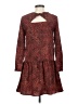 Zara TRF 100% Polyester Animal Print Brown Casual Dress Size S - photo 2