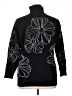 Joseph A. Floral Black Pullover Sweater Size 1X - photo 2