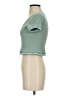 Shein Green Short Sleeve Top Size 4 - photo 5