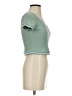 Shein Green Short Sleeve Top Size 4 - photo 4